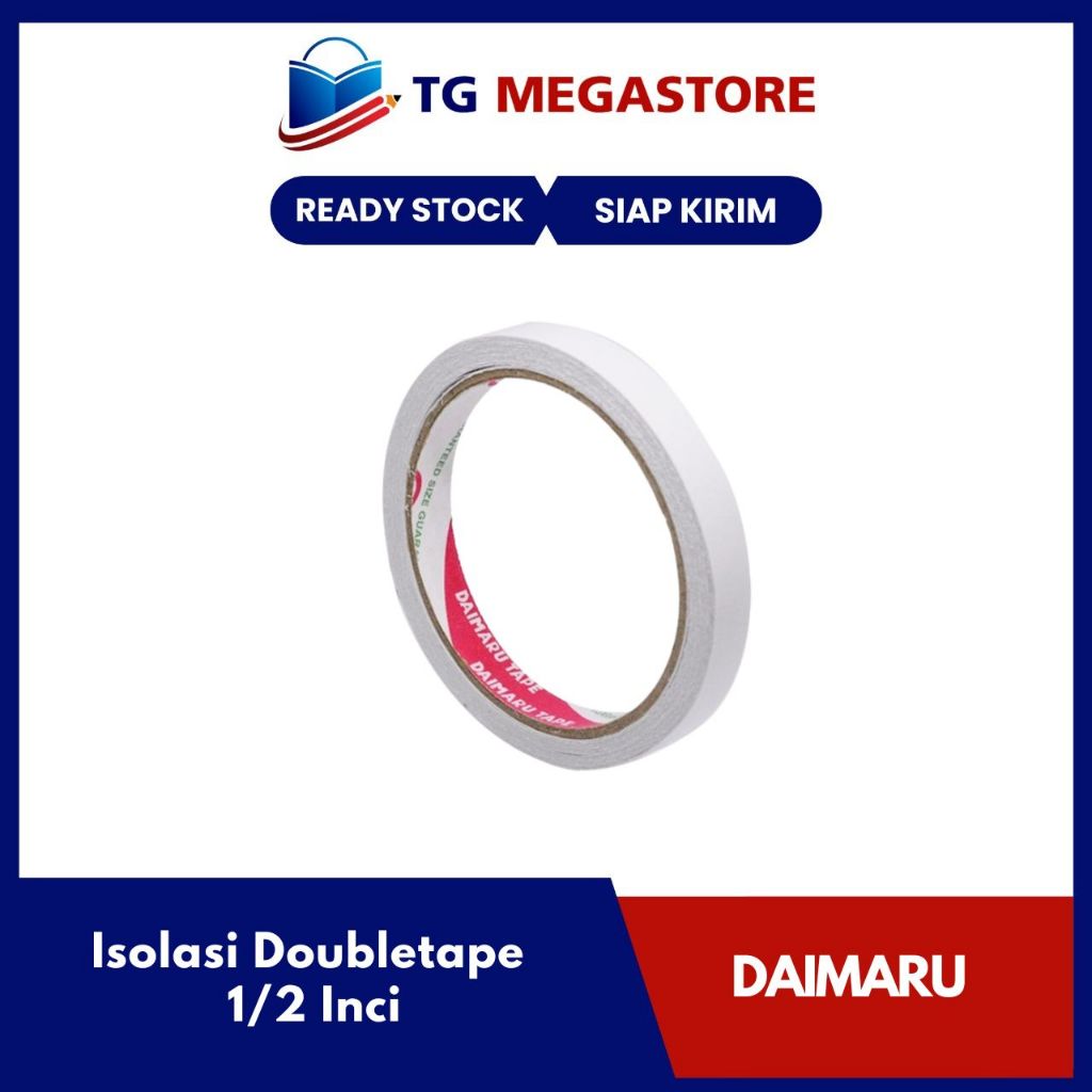 

Isolasi Doubletape Daimaru 1/2 Inci