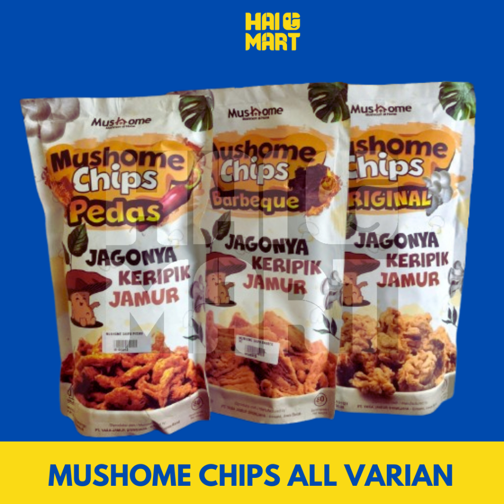 

Kripik Jamur Mushome Chips 80gr All Varian