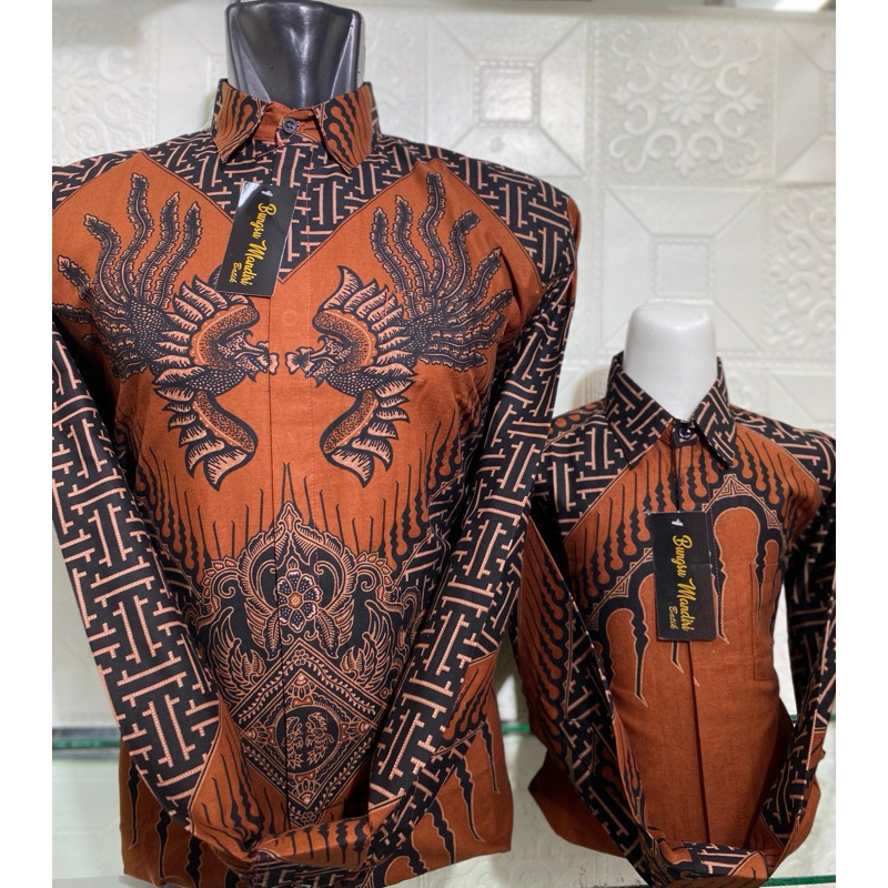 Batik Couple Ayah Dan anak Batik Solo Batik Halus Batik Pria Batik Bapak Batik anak