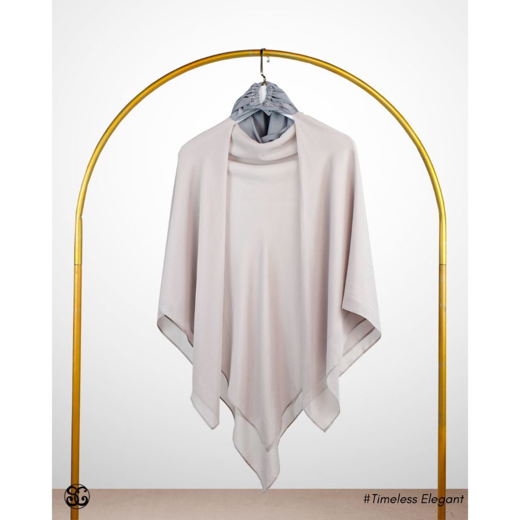 Sera Instan Segitiga MistyGrey - Jilbab Pashmina Inner Ceruty Baby Doll Premium