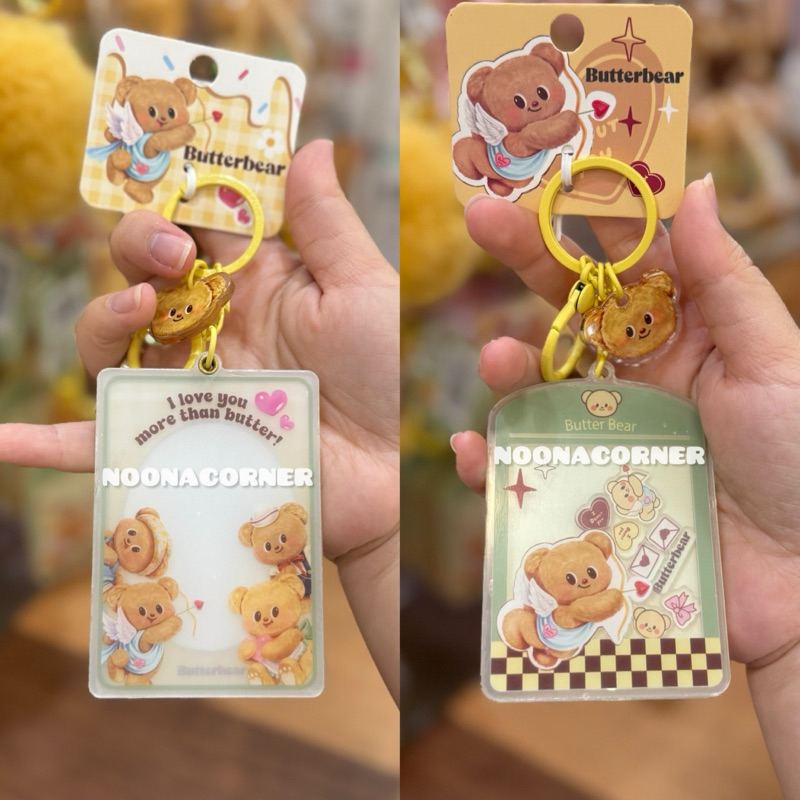 

NEW Baimao ‼️ Cahol / Acrylic Card Holder Keychain Butter Bear Collections