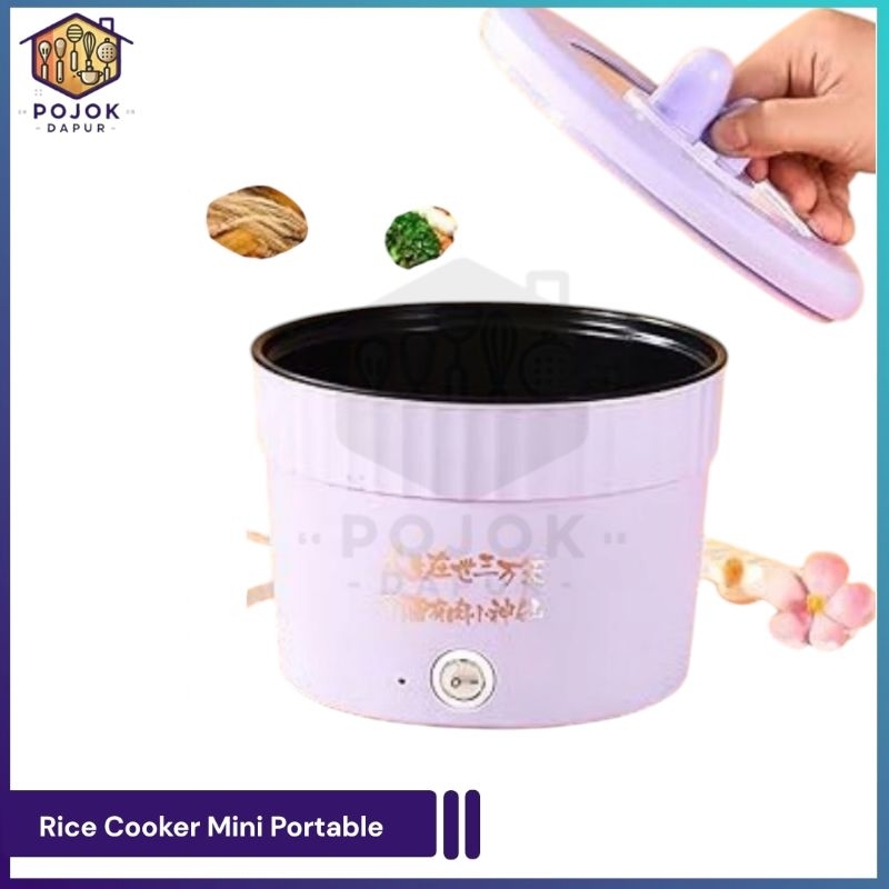 Magic-com Kecil Portable / Rice Cooker Mini / Panci Listrik Serbaguna