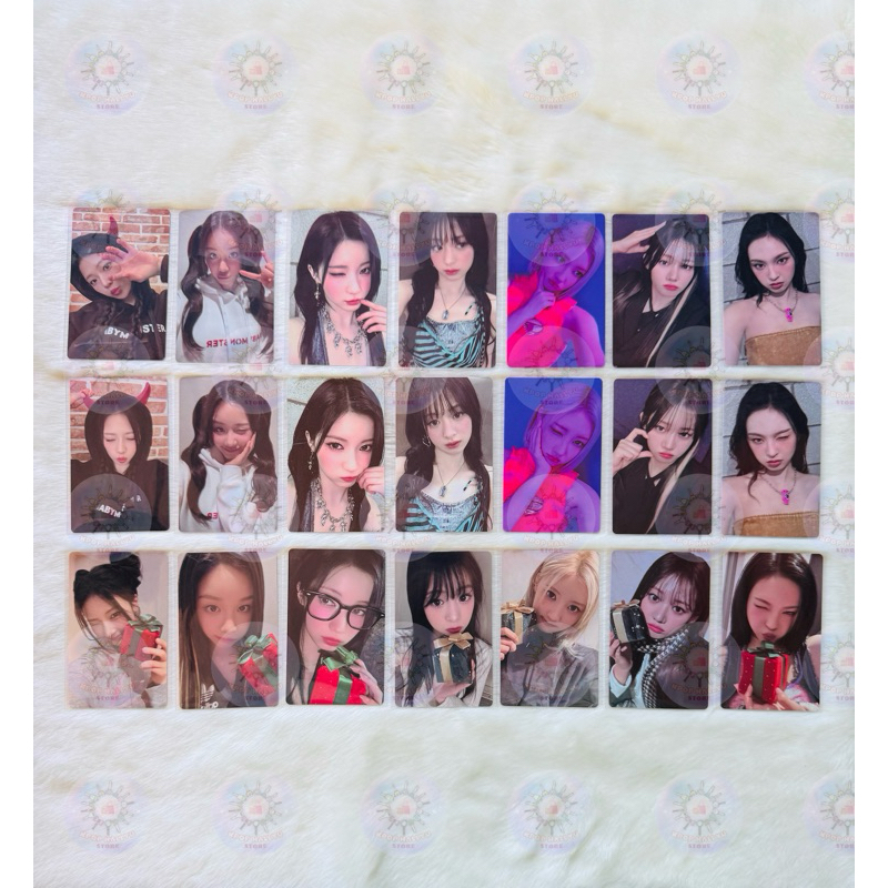 OFFICIAL DRIP BABYMONSTER PHOTOCARD WINTER HOLIDAY LUCKY DRAW WEVERSE RUKA PHARITA ASA AHYEON RAMI R