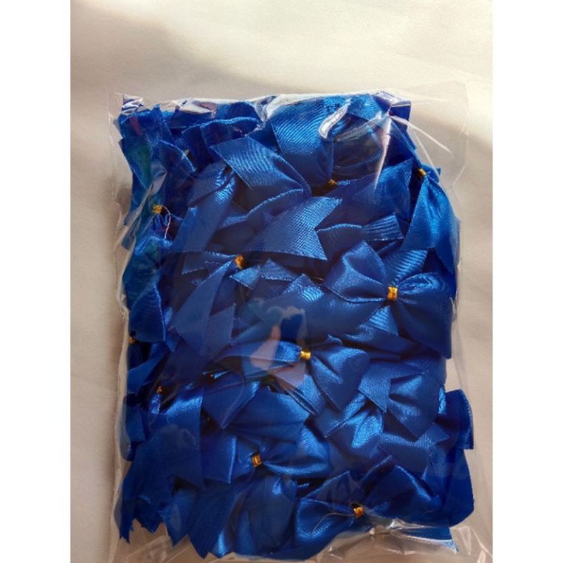 

pita satin 2cm pita souvenir tempel siap pakai isi 100pcs