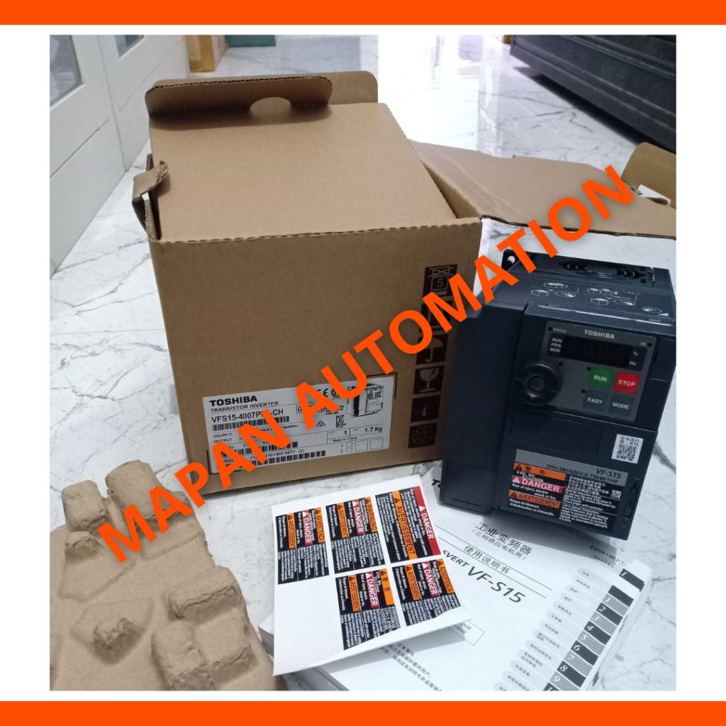 VFS15-4007PL1 Inverter Toshiba 0.75kw 3P 380V VFS15-4007PL1-CH