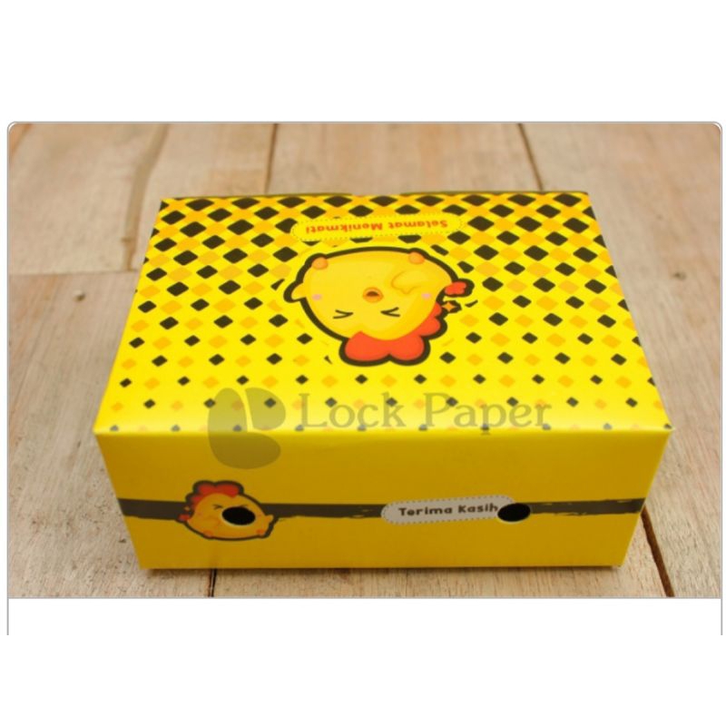 

Dus Ayam Goreng Kardus Kentaki Box Fried Chicken 16x12x7cm