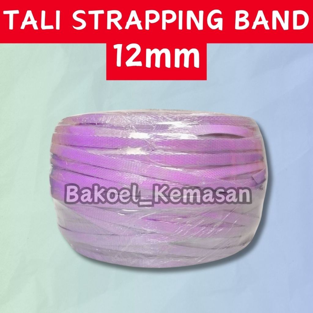

Strapping Ungu Muda 12mm / Tali Embos Ungu Kuat dan Lentur 7kg