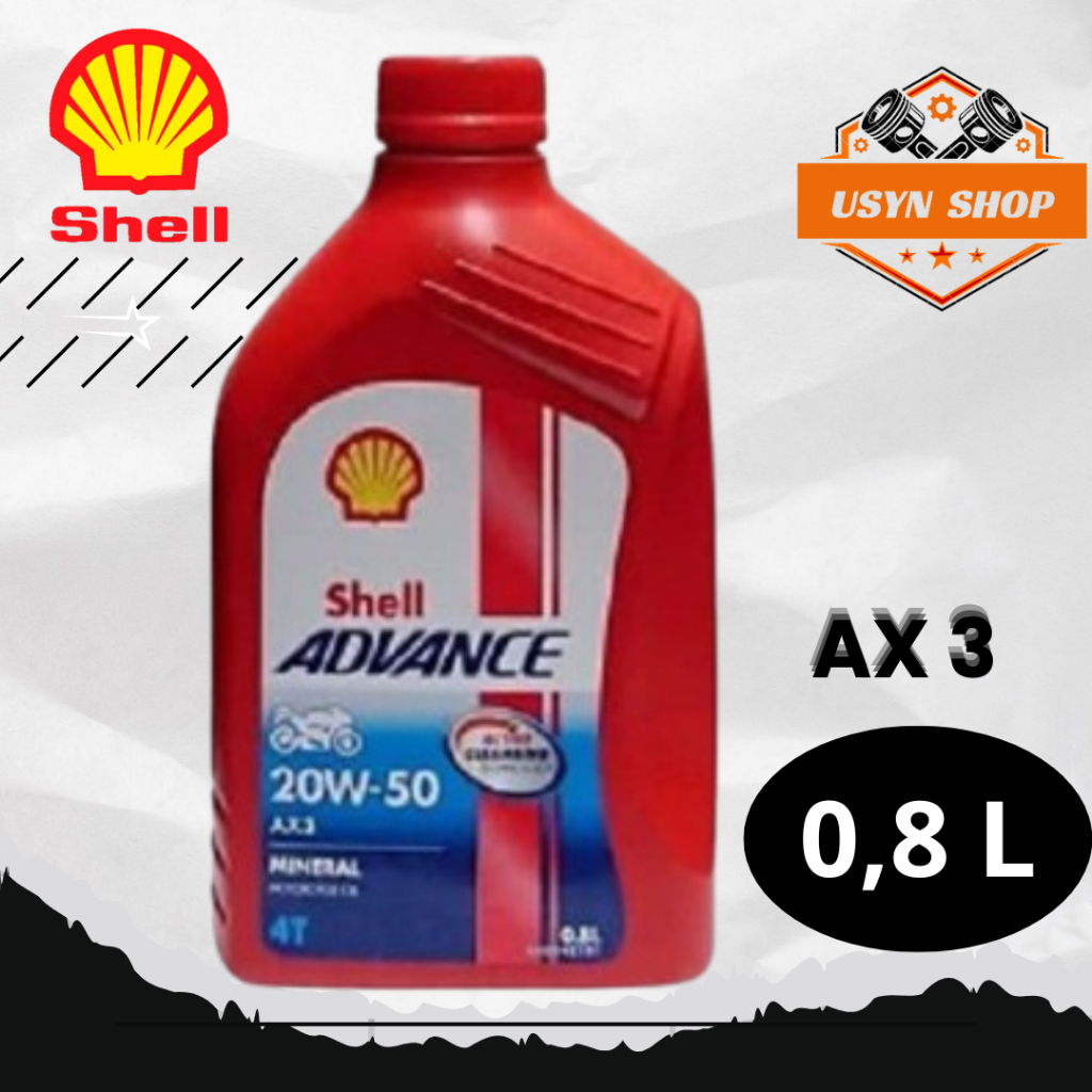 OLI SHELL 4T  AX3 0.8L/AX5 15W40 0.8L/AX5 15W40 1L/AX7 10W40 0,8L/AX7 10W40 1L/HELIX HX5 15W40 1L/HE
