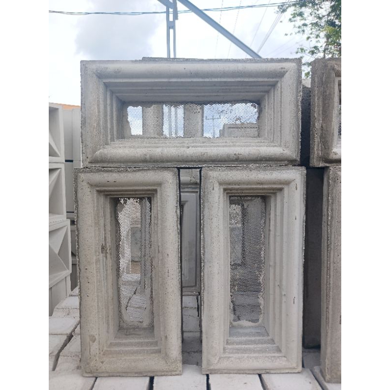 lubang angin 35 x 17 cm, batu kerawang kawat aluminium anti karat, roster,