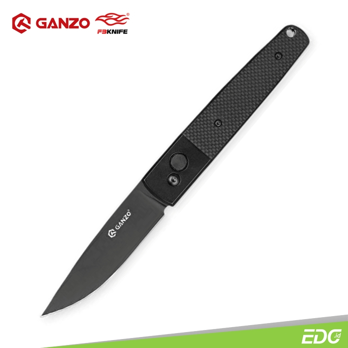 GANZO FIREBIRD G721B-BK 440C G10 Black Survival Camping Tools