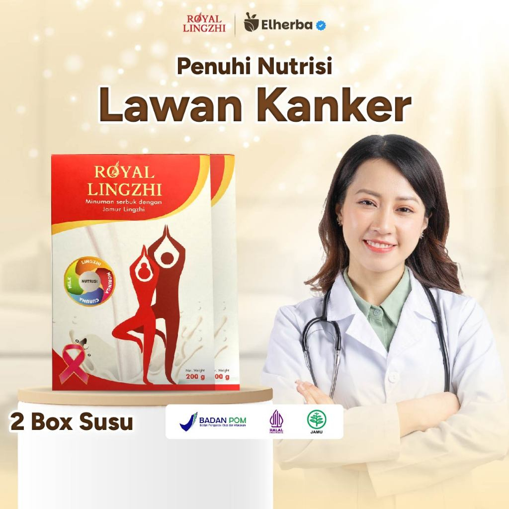 

Royal LingZhi Susu Minuman Herbal 2 Box Etawa Atasi Kanker Benjolan Lunak Penghambat Tumor
