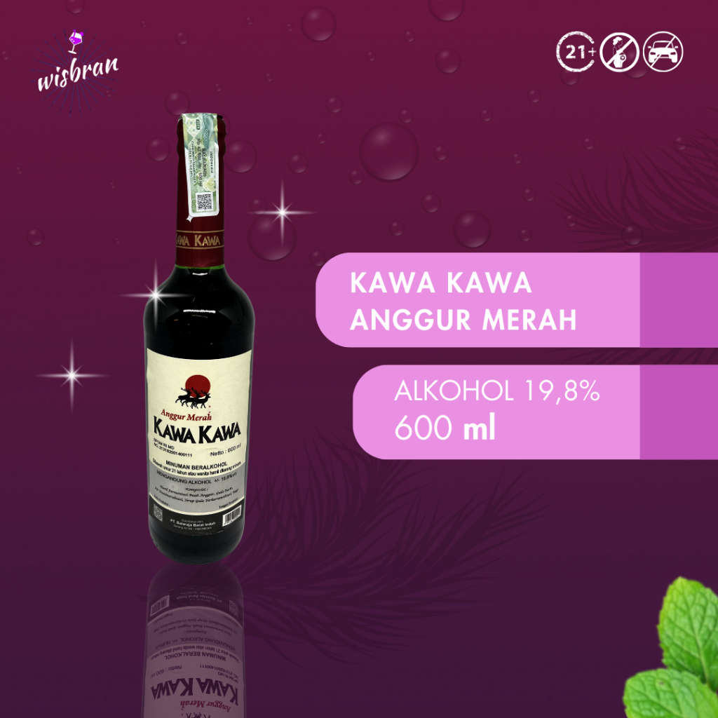 

KwaKwa AnggurMerah 600ml