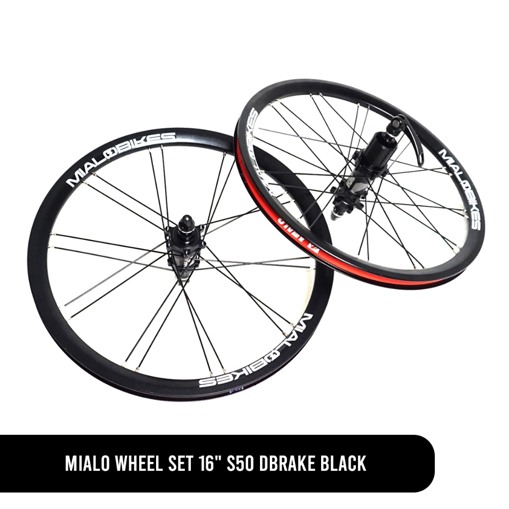 DELTACYCLES - MIALO WHEELSET 16" S50 DBRAKE
