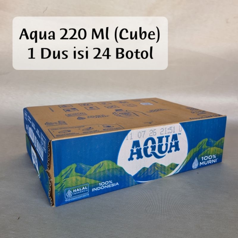 

Aqua 220 ml (cube)