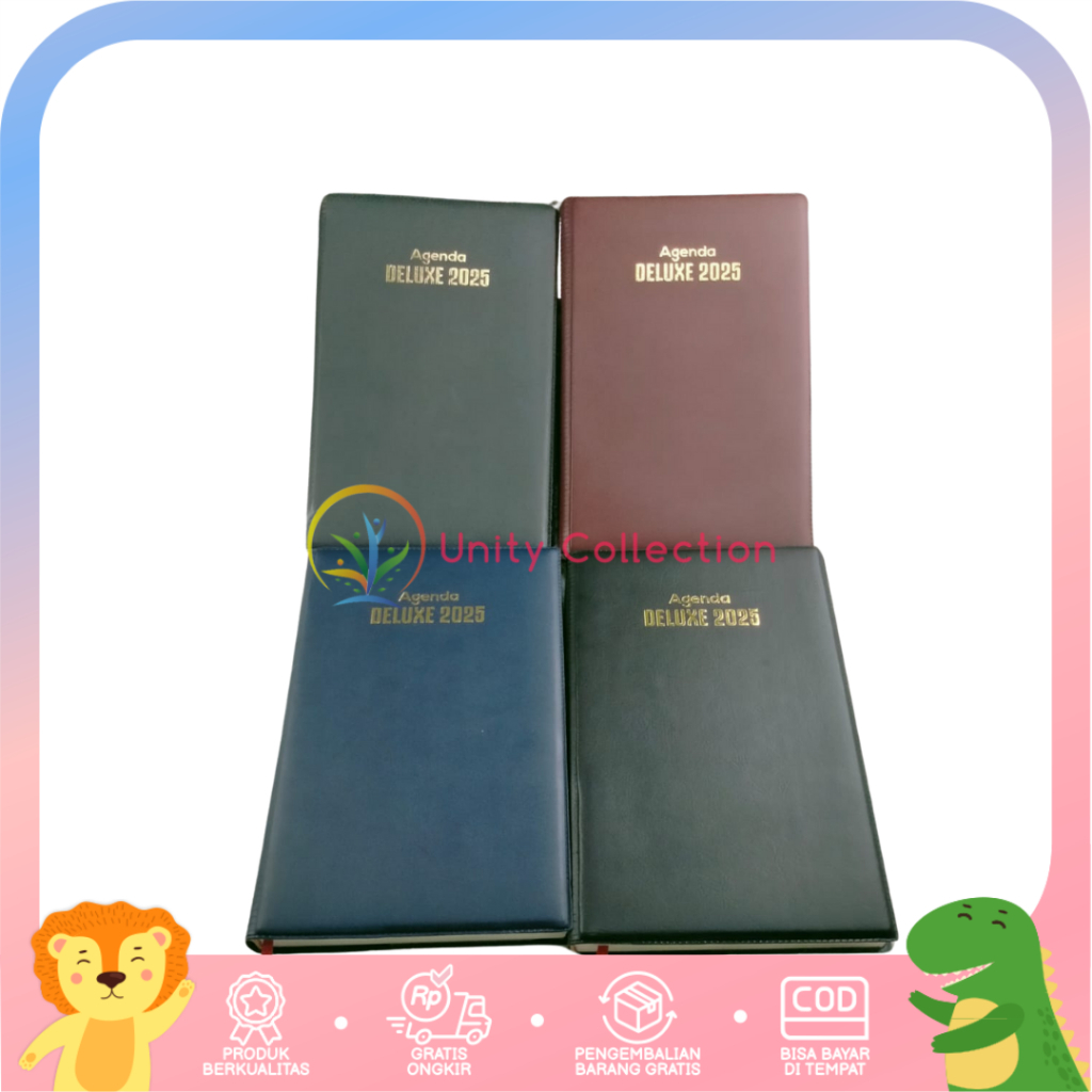 

Buku Agenda 2025 Deluxe Aneka Warna Cover Leather