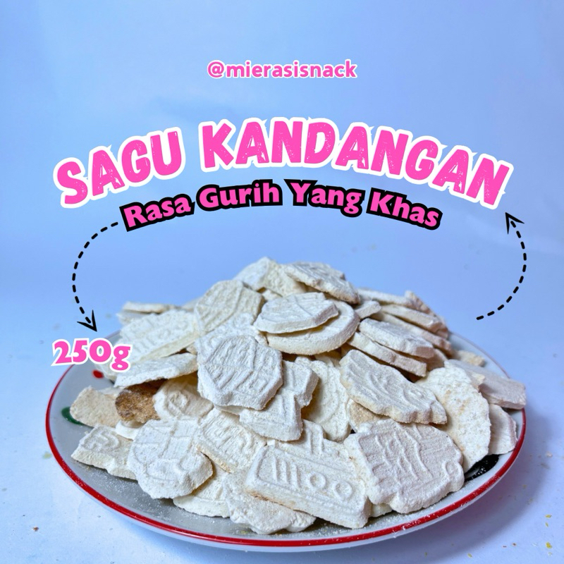 

wadai sagu kandangan 250g | makanan banjar | sagu karakter | jajanan tradisional