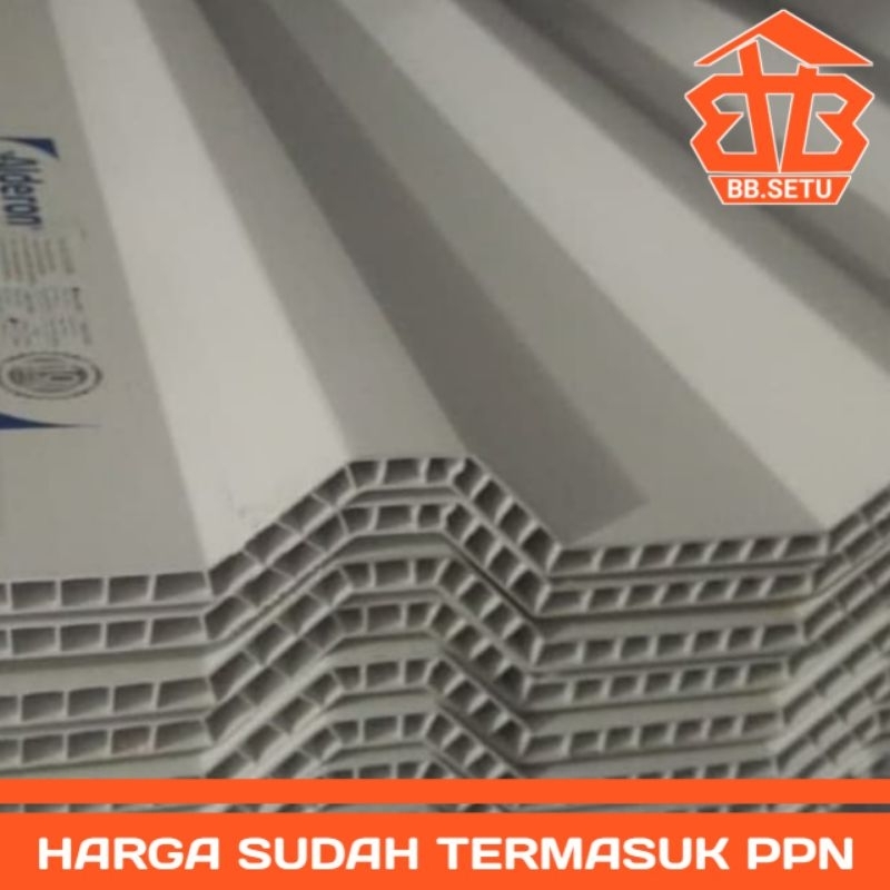 Atap Alderon Double Layer Twinwall 830 4 Meter Putih