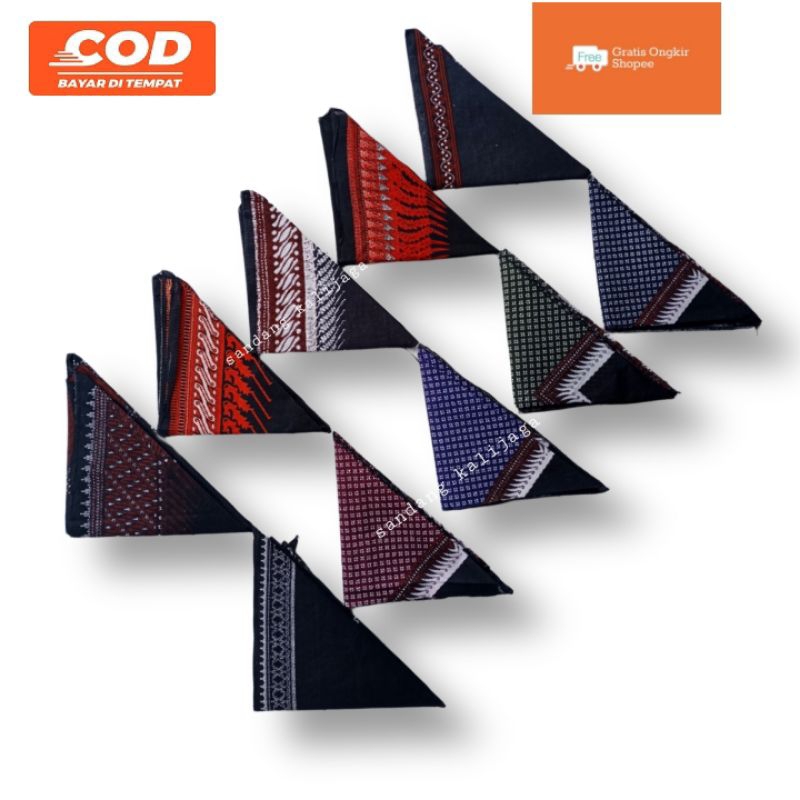 Iket Segitiga Jawa | Iket Batik Segitiga | Udeng Jawa | Udeng Segitiga | Udeng Jaranan | Iket Batik 