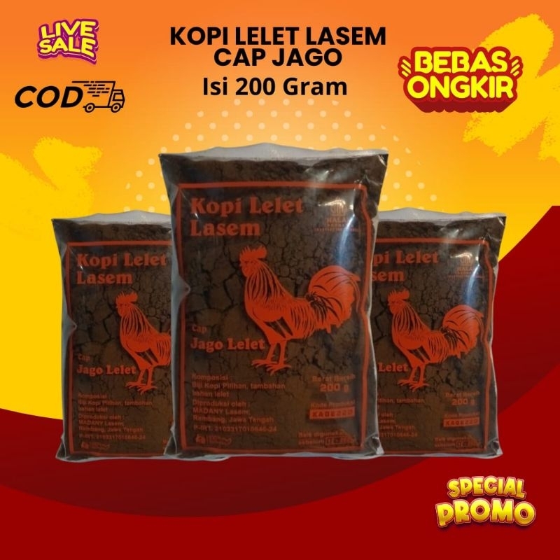 

PROMO TERMURAH KOPI LELET CAP JAGO