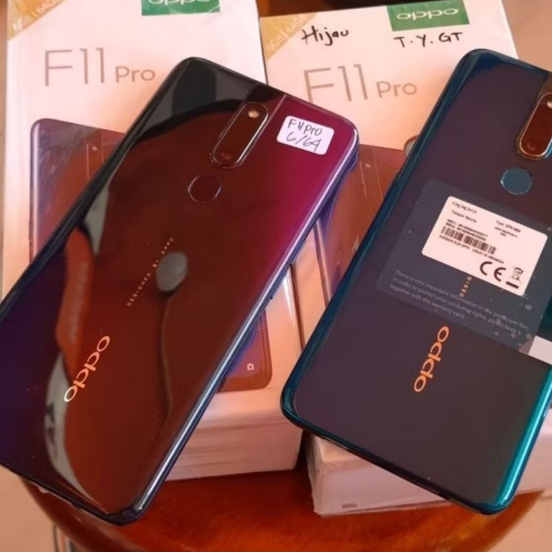 OPPO F11 PRO 6/64 POP UP KAMERA & OPPO F11 4/128 SECOND FULLSET ORI BEKAS GARANSI RESMI