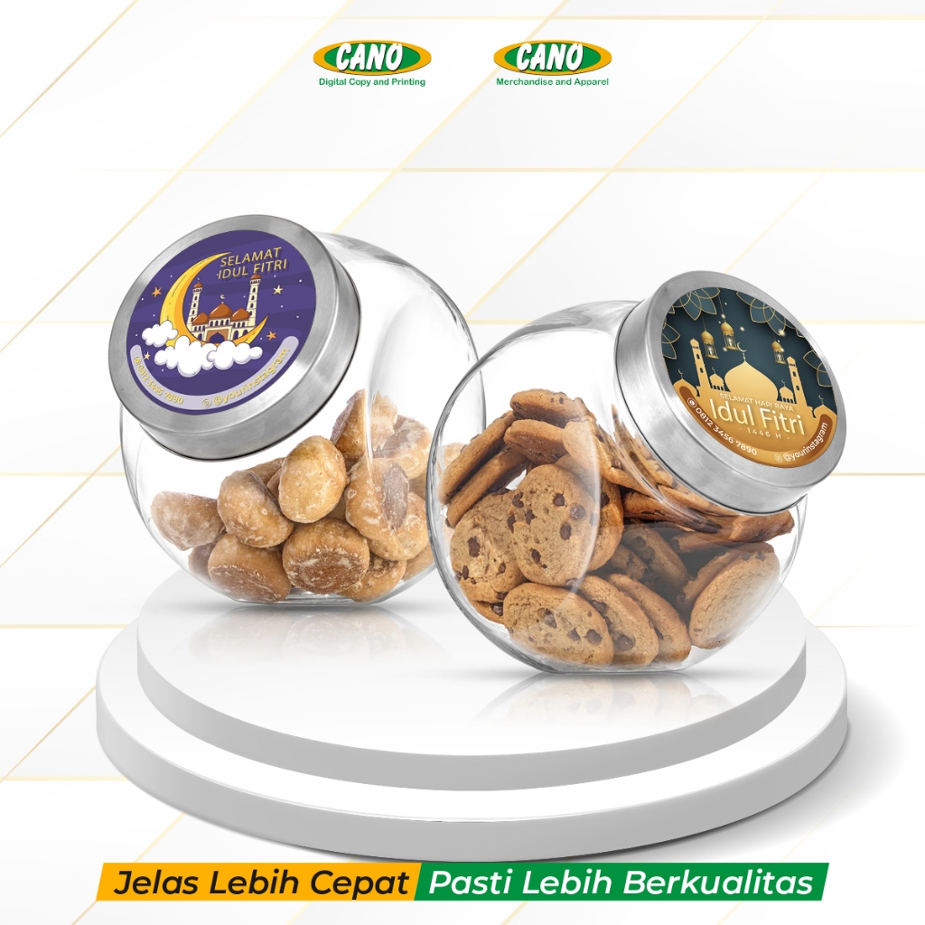 

CANO Stiker Label Kemasan Vinyl Spesial Ramadhan dan Idul Fitri