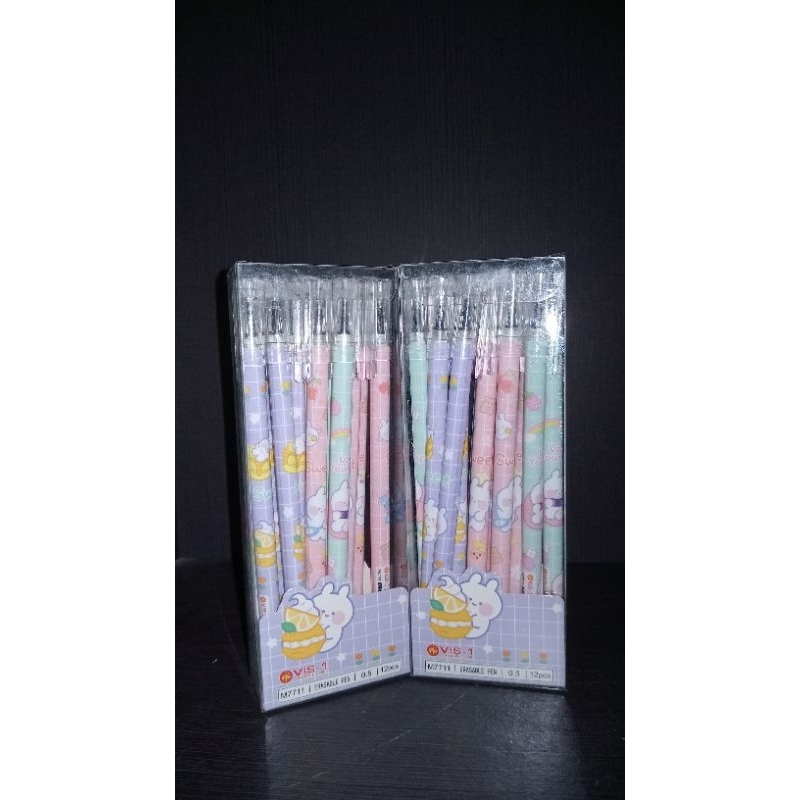 

(1PACK) PULPEN GEL ERASABLE VIS M7711 PACK