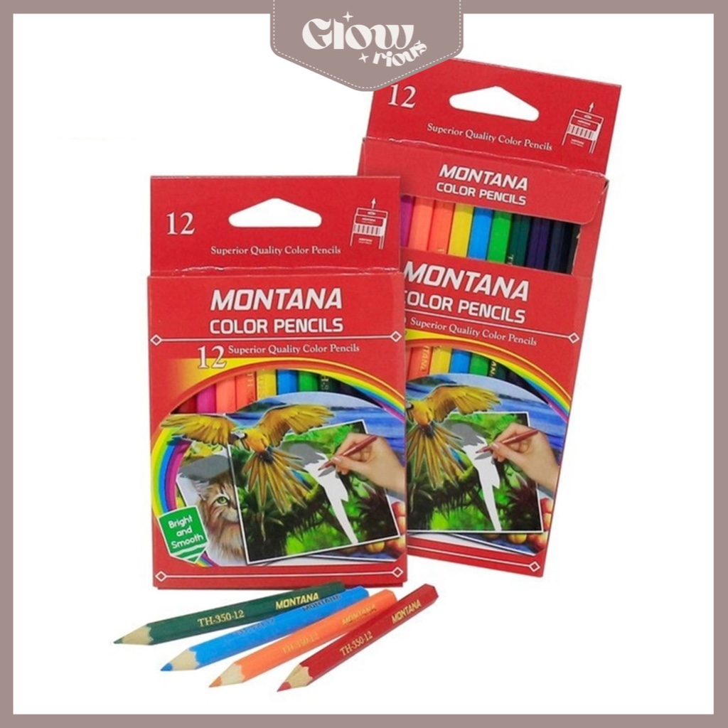 

GR Pensil 12 Warna Pendek Mini MY PENCIL / Color Pencil Paper Box Classic / Coloring Set Anak Anak