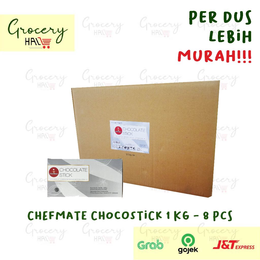 

[ HARGA DUS ] CHEFMATE STICK CHOCOLATE 1 KG ( 1 DUS ISI 8 BOX )