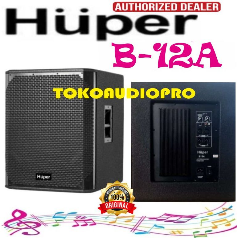Subwoofer Huper B12A 12-inch Subwoofer Aktif Huper B-12a Original