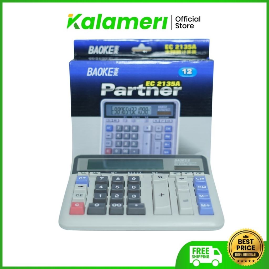 

KALAMERI - Baoke Kalkulator Tenaga Surya EC2135A