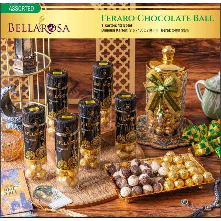 

Parsel Kue Hampers Lebaran Bellarosa Murah Meriah - FERARO CHOCOLATE BALL