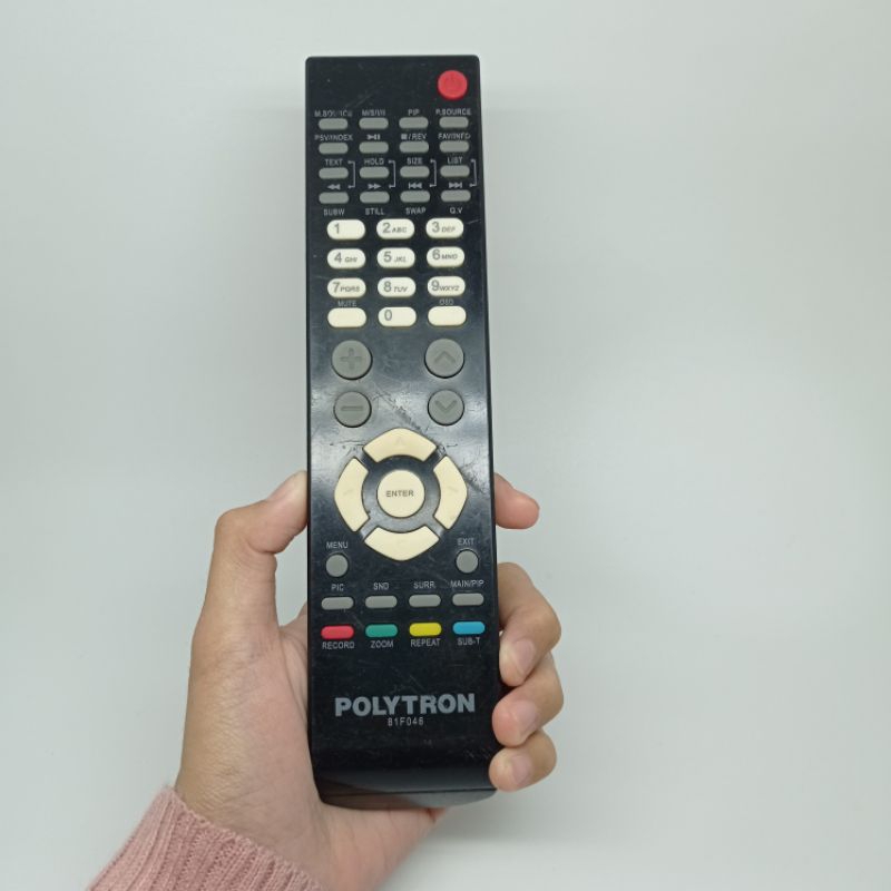 REMOTE HOME THEATRE ORIGINAL BERGARANSI POLYTRON 81F046