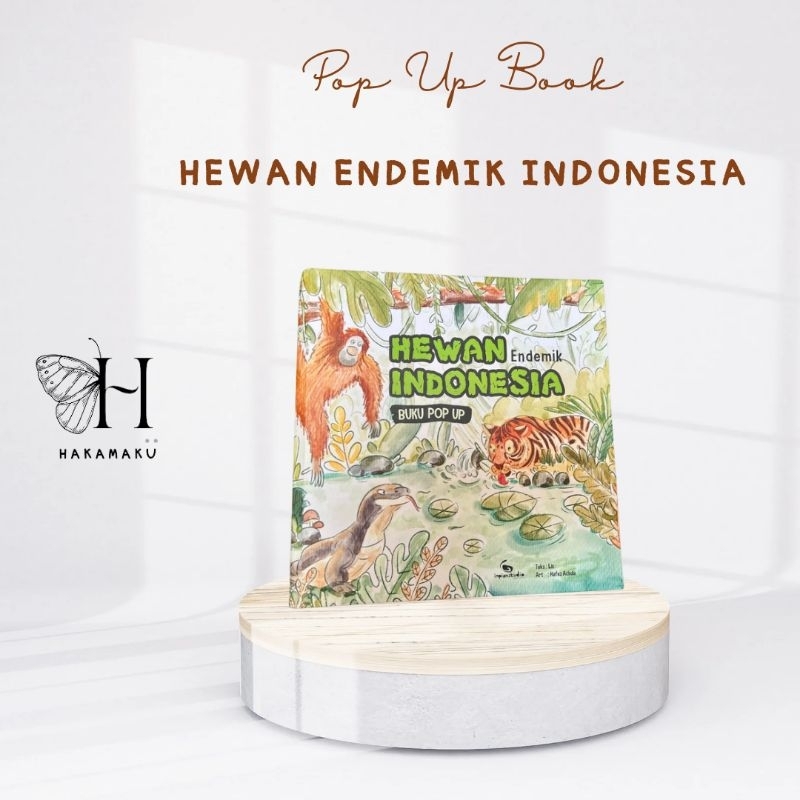 Hakamaku Pop Up Book Hewan Endemik Indonesia