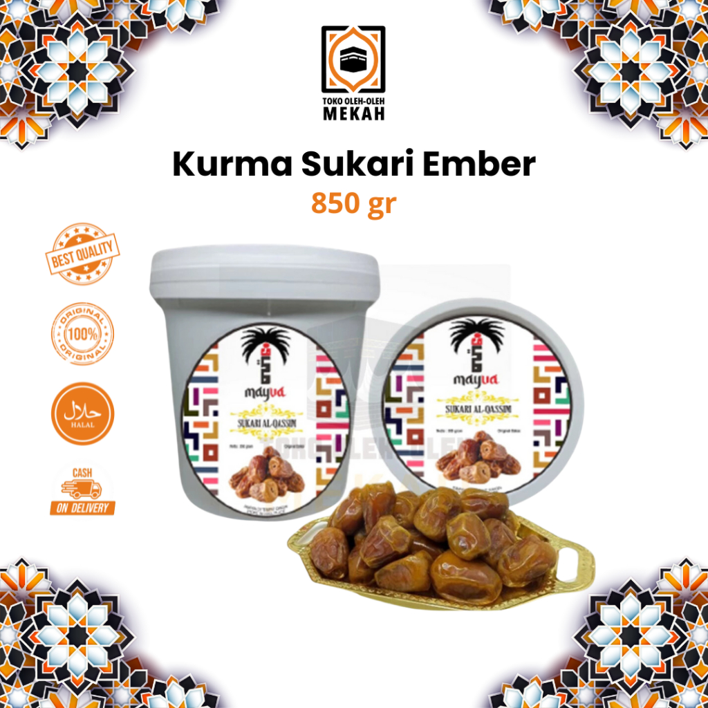 

Kurma Sukkari Ember 850Grm