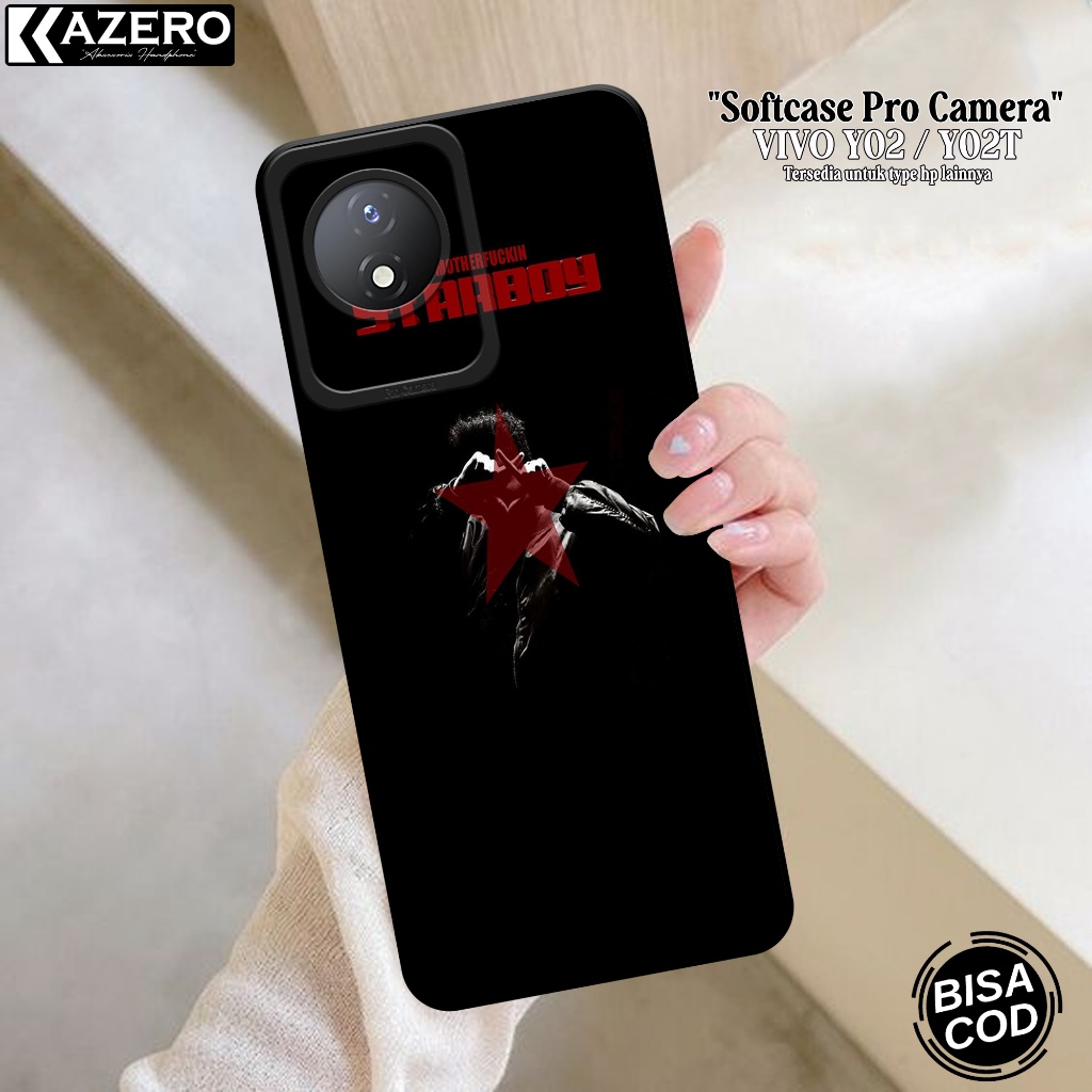 Case Hp Vivo Y02/Y02T Terbaru - Case Kucing - Soft Macaron Pro Camera - Softcase Vivo Y02/Y02T Terba