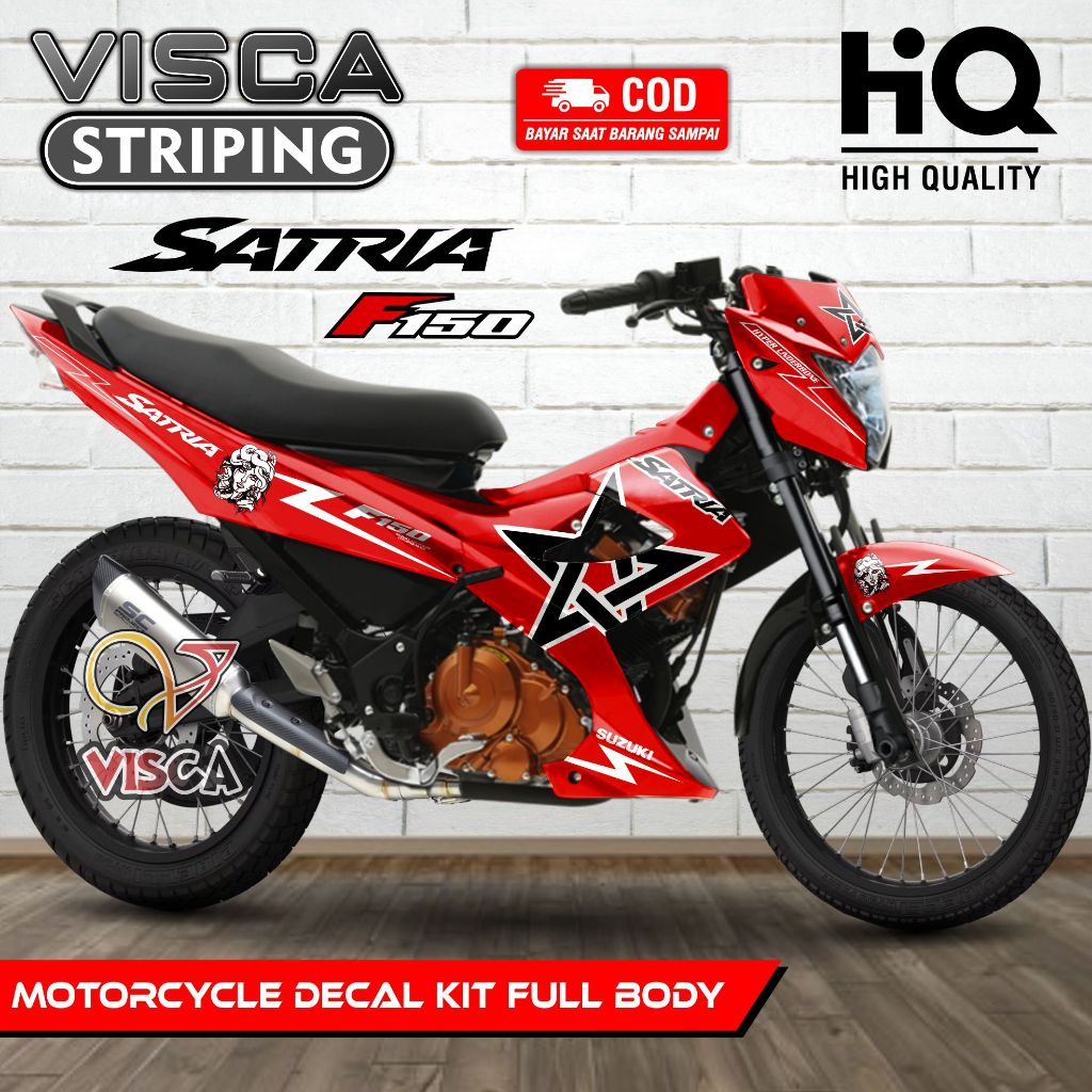 Decal Satria FU Facelift Full Body - Stiker Satria FU Facelift Full Body - Dekal Satria FU Facelift 