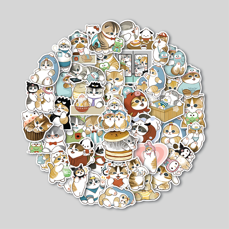 

STICKER PACK MOFUSAND X SANRIO | STIKER TUMBLER LAPTOP | STIKER KOPER HELM