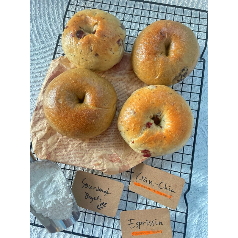 

Sourdough bagel bagels cranberry chiaseed dan coffee espresso raisin tanpa gula tanpa ragi instan tanpa susu tanpa mentega