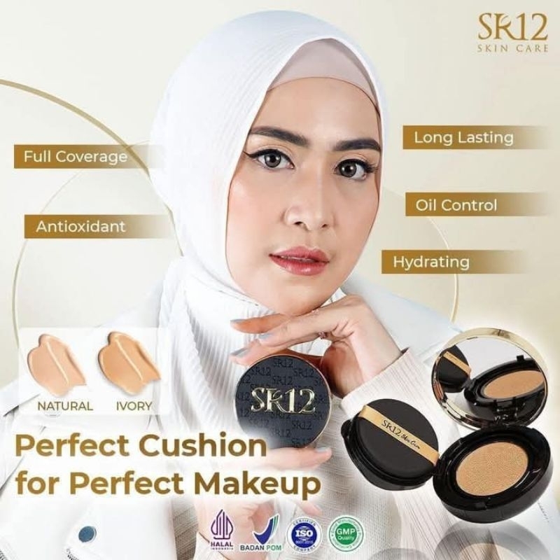 PERFECT CUSHION SR12,PERFECT NATURAL,IVORI, BEDAK & FOUNDATION, RAHASIA MAKE-UP TANPA RIBET,REFIL CU