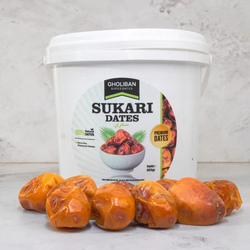 

Kurma Sukari Gholiban Premium Dates Ember