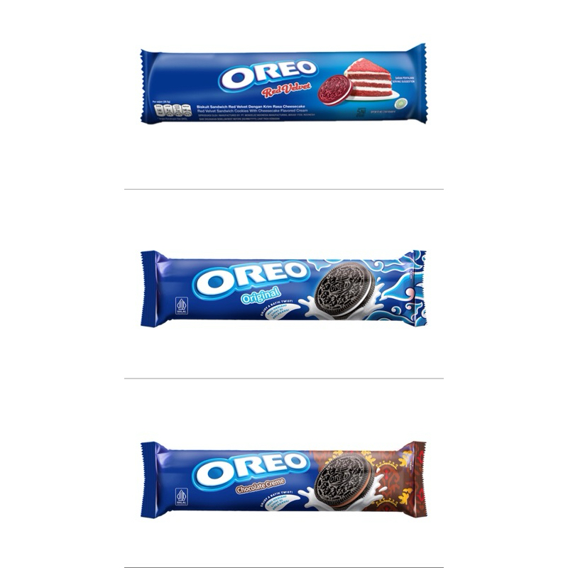 

Oreo Biskuit 119.6 gram Vanilla Chocolate Red velvet Blueberry