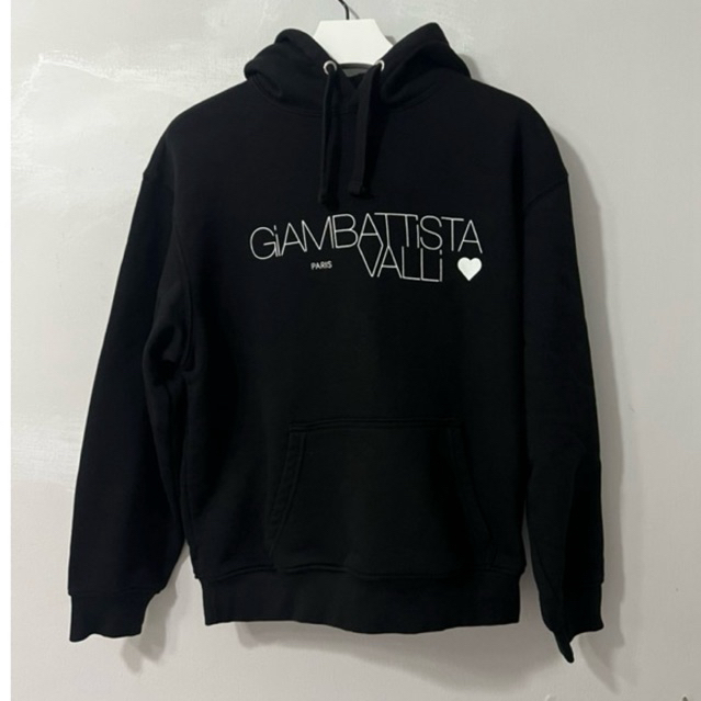 Giambattista Valli X HM Limited Edition Black Logo Sweatshirt Sz S