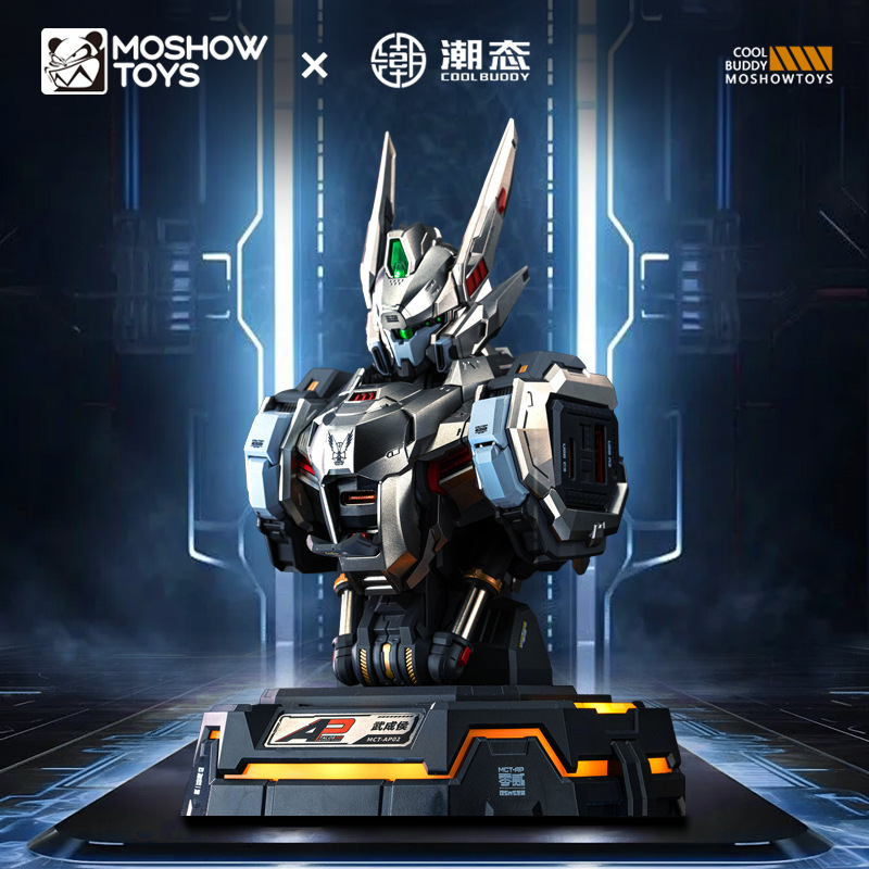MoShow MCT-AP02 Wu Chenghou Silver GaN 65W Quick Charger - Charger Base Robot Gundam