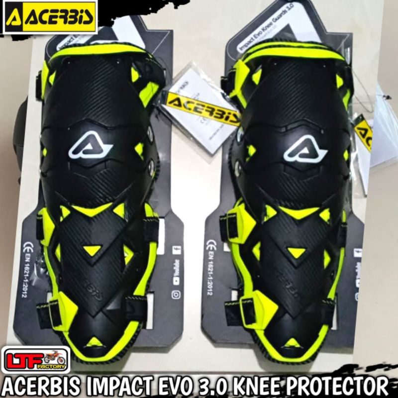 ACERBIS IMPACT EVO 3.0 KNEE GUARD PROTECTOR - DEKER LUTUT PELINDUNG KAKI SET SEPEDA BMX MTB DH DOWNH