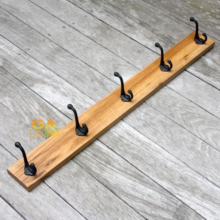 Kapstok Gantungan Baju Hook Kuningan/Kapstok Set Kayu Jati/Gantungan Baju Antik