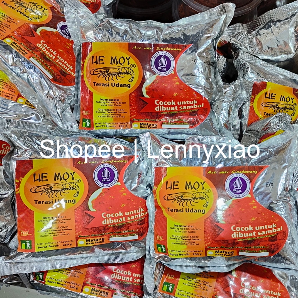 

Sambal Terasi Udang Belacan Rebon Super LIE MOY LI MOY LIMOI LIMOY Siap Saji khas Singkawang HALAL