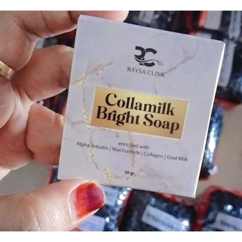 SABUN GLOW COLLAMILK BRIGHT SOAP By Raysa Clink