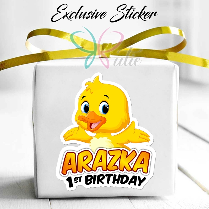 

50 STIKER / STICKER DUCK 2-1 ULANG TAHUN / ULTAH / BIRTHDAY