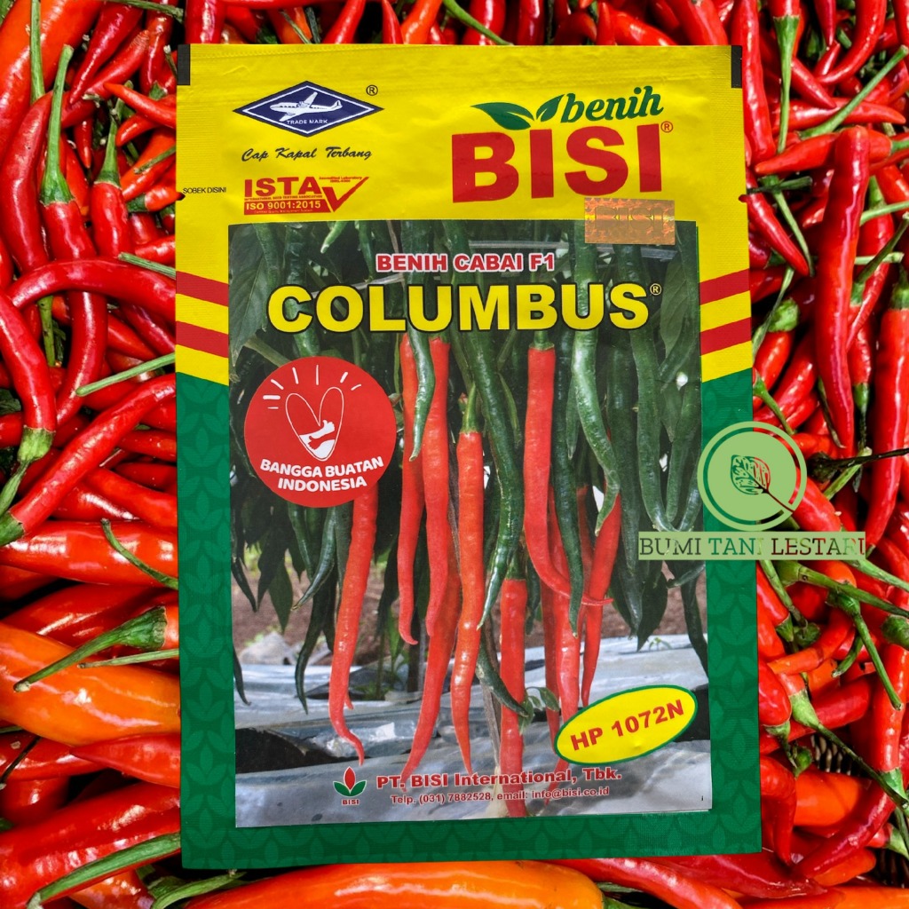 Benih Cabai F1 COLOMBUS 10gram | Benih Cabe Besar COLOMBUS Benih BISI