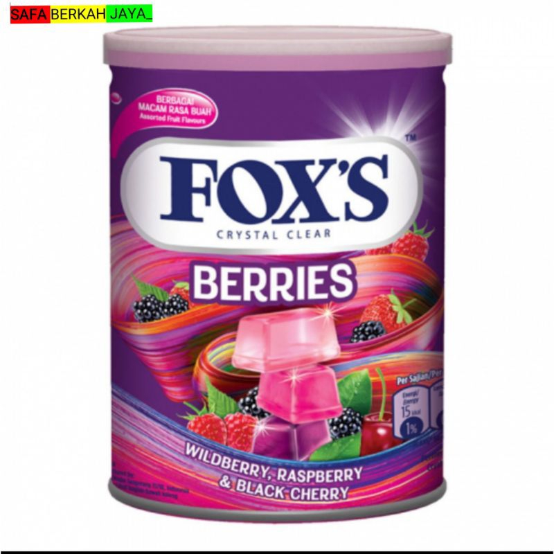 

FOX'S Crystal Clear Berries Permen Kaleng 170g